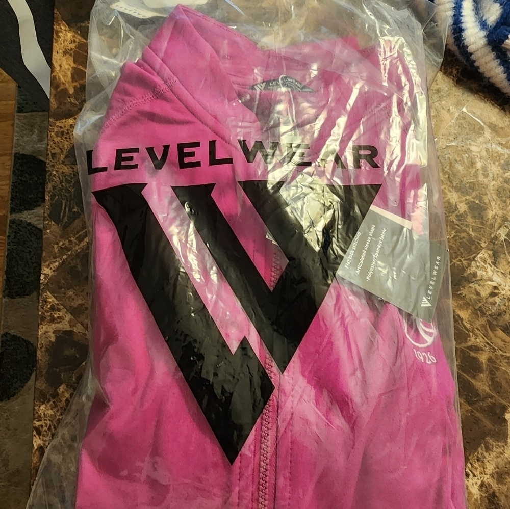 EE - Levelwear Resort Ladies Sun Eagles Golf Club Pink Jacket M - Picture 7 of 7